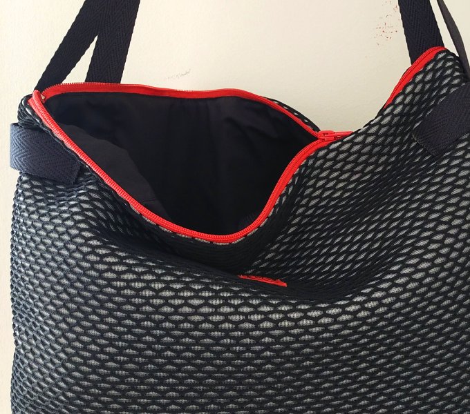 Duo BAG cremallera vermella