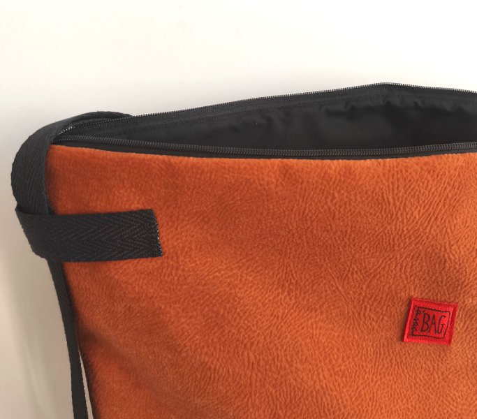 Duo bag polipiel carbassa i interior